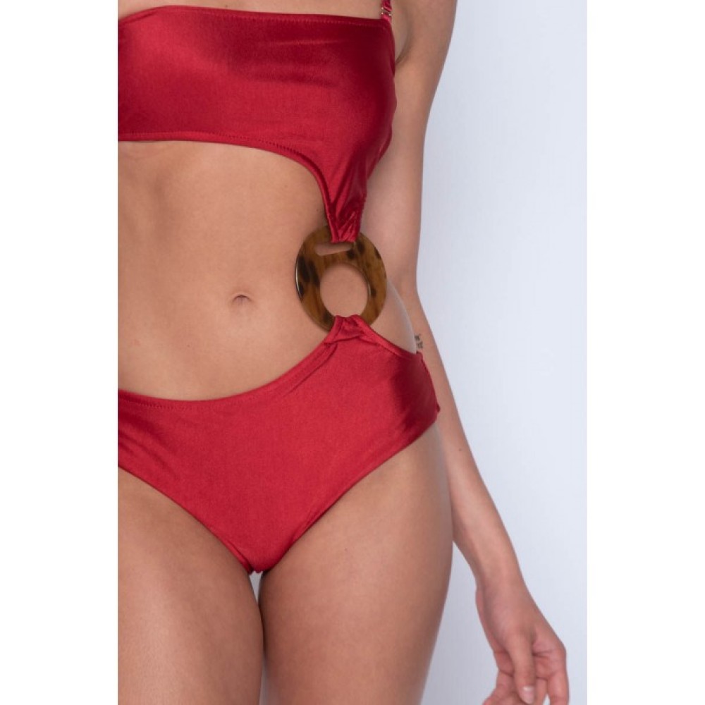 ΜΑΓΙΩ ΟΛΟΣΩΜΟ ΜΠΟΡΝΤΩ CUT-OUT ΜΕ ΚΟΚΚΑΛΙΝΟ ΚΡΙΚΟ ΤΑΡΤΑΡΟΥΓΑ ΣΤΗ ΜΕΣΗ “ALEX KATSAITI X STYLISHIOUS”