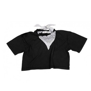 T-SHIRT MAYPO OVERSIZED, KONTO  ΜΕ ΦΟΥΛΑΡΙ ΑΠΟΣΠΩΜΕΝΟ ΣΕ ΔΙΑΦΟΡΑ ΧΡΩΜΑΤΑ "ALEX KATSAITI X STYLISHIOUS"