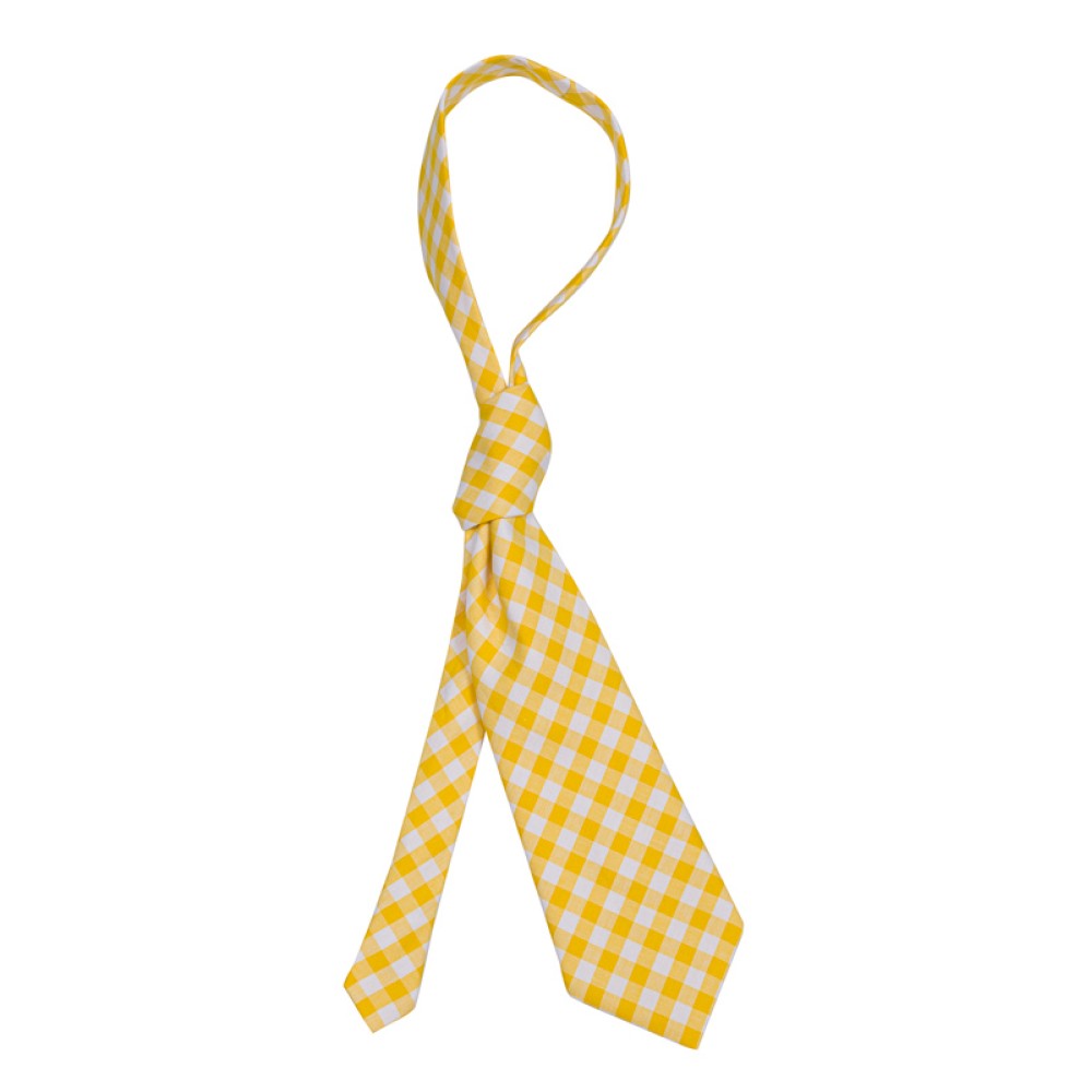 ΓΡΑΒΑΤΑ ΚΑΡΡΩ ΚΙΤΡΙΝΗ-ΑΣΠΡΗ ΜΕ ΚΑΡΦΙΤΣΑ  "ALEX KATSAITI X STYLISHIOUS"