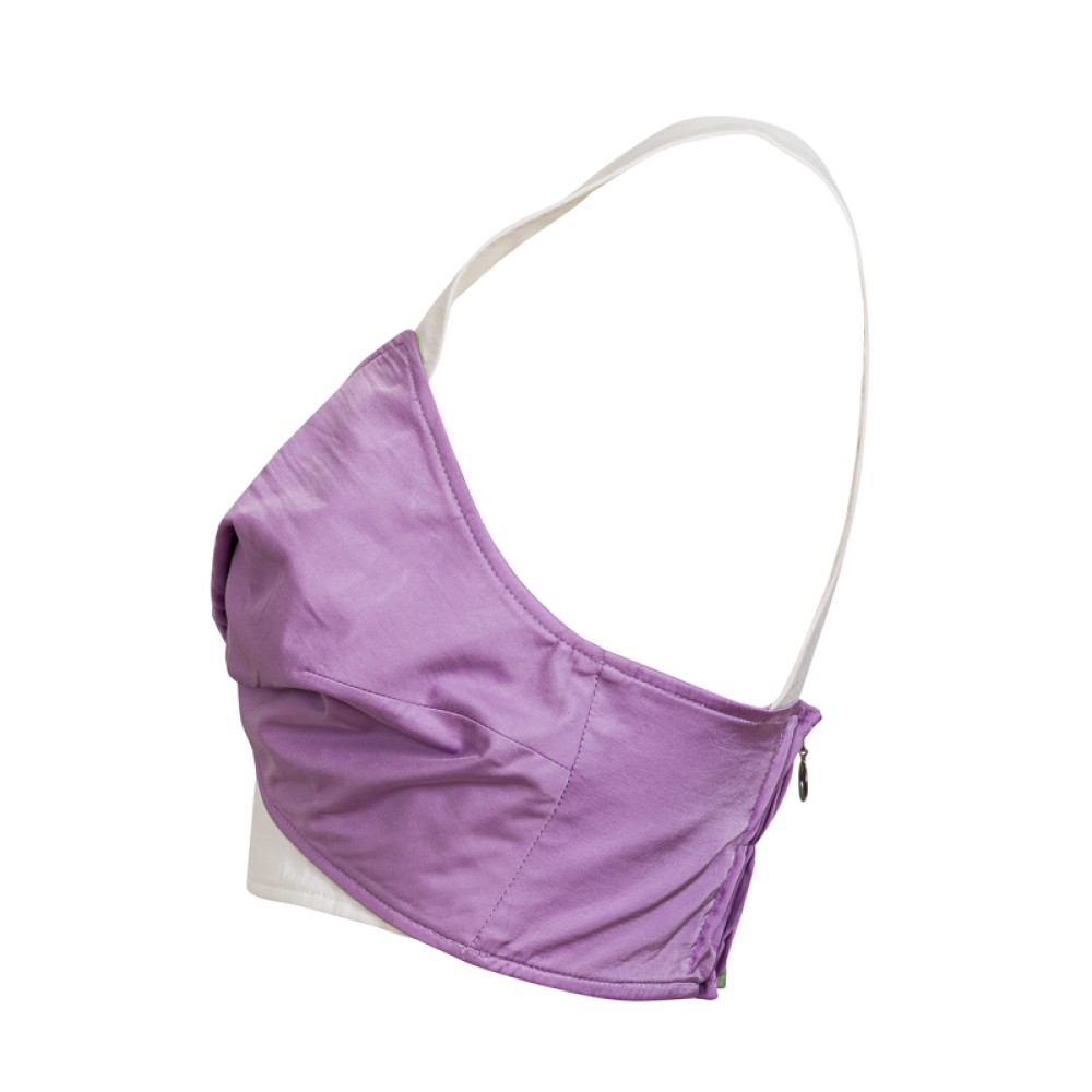 ΤΟΠ - ΜΠΟΥΣΤΟ ΣΕ ΑΠΟΧΡΩΣΕΙΣ ΛΕΒΑΝΤΑ-ΜΕΝΤΑ ΜΕ ΦΑΡΔΙΕΣ ΛΕΥΚΕΣ ΤΙΡΑΝΤΕΣ  "ALEX KATSAITI X STYLISHIOUS"