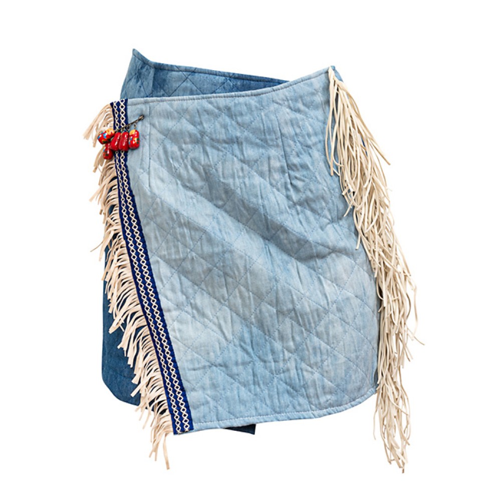 ΦΟΥΣΤΑ ΜΙΝΙ KΡΟΥΑΖΕ, ΤΖΗΝ ΚΑΠΙΤΟΝΕ ΜΕ ΚΑΣΤΟΡΙΝΑ ΚΡΟΣΣΙΑ & ΠΑΡΑΜΑΝΑ BABUSHKA "ALEX KATSAITI X STYLISHIOUS"