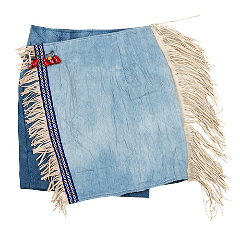 ΦΟΥΣΤΑ ΜΙΝΙ KΡΟΥΑΖΕ, ΤΖΗΝ ΚΑΠΙΤΟΝΕ ΜΕ ΚΑΣΤΟΡΙΝΑ ΚΡΟΣΣΙΑ & ΠΑΡΑΜΑΝΑ BABUSHKA "ALEX KATSAITI X STYLISHIOUS"