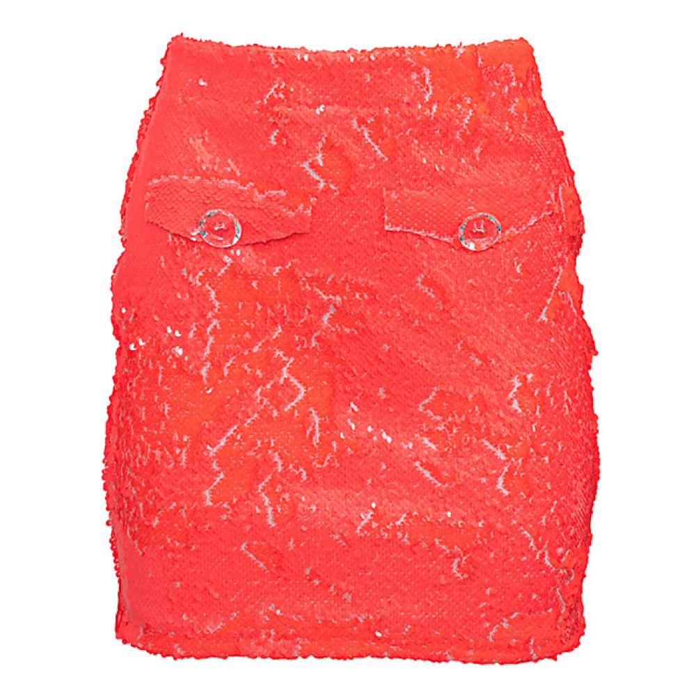 ΦΟΥΣΤΑ ΜΙΝΙ ΚΟΡΑΛΙ ΑΠΟ ΠΑΓΙΕΤΑ ΜΕ ΔΙΑΦΑΝΑ ΚΟΥΜΠΙΑ  "ALEX KATSAITI X STYLISHIOUS"