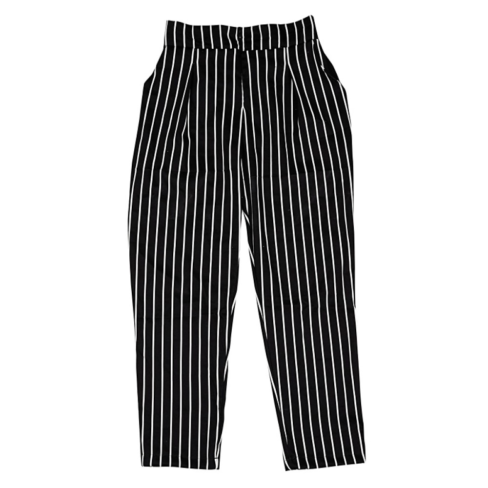 ΠΑΝΤΕΛΟΝΙ ΡΙΓΕ ΜΑΥΡΟ & ΑΣΠΡΟ, ΨΗΛΟΜΕΣΟ ΜΕ ΠΙΕΤΕΣ "ALEX KATSAITI X STYLISHIOUS" 