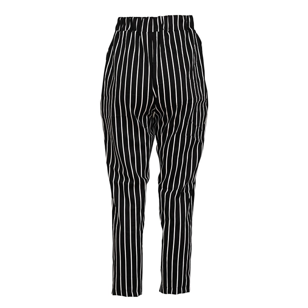 ΠΑΝΤΕΛΟΝΙ ΡΙΓΕ ΜΑΥΡΟ & ΑΣΠΡΟ, ΨΗΛΟΜΕΣΟ ΜΕ ΠΙΕΤΕΣ "ALEX KATSAITI X STYLISHIOUS" 