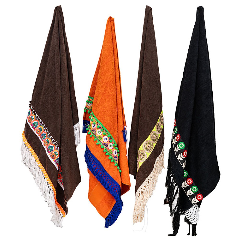 ΠΕΤΣΕΤΕΣ ΘΑΛΑΣΣΗΣ ΦΟΥΞΙΑ & ΤΥΡΚΟΥΑΖ ΚΕΝΤΗΜΕΝΕΣ ΜΕ ΧΡΩΜΑΤΙΣΤΑ ΠΟΝ - ΠΟΝ & ΚΡΟΣΙΑ "ALEX KATSAITI X STYLISHIOUS"