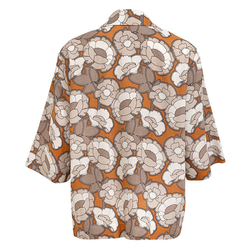 ΣΑΚΑΚΙ ΣΤΑΥΡΩΤΟ, ΕΜΠΡΙΜΕ ΣΕ ΜΠΕΖ-ΚΑΦΕ-ΓΚΡΙ ΑΠΟΧΡΩΣΕΙΣ ΜΕ ΜΑΝΙΚΙ 3/4 ”ALEX KATSAITI X STYLISHIOUS"