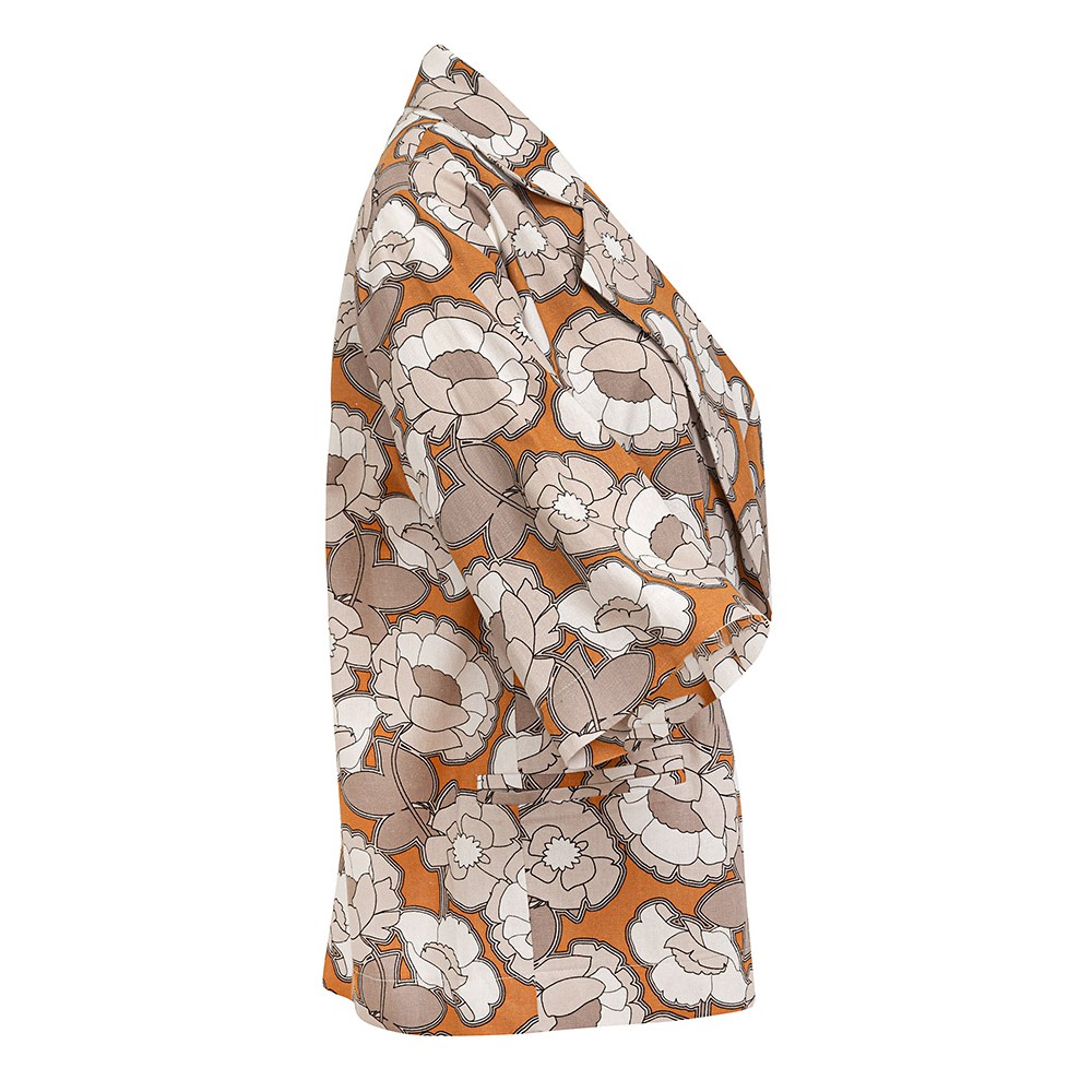 ΣΑΚΑΚΙ ΣΤΑΥΡΩΤΟ, ΕΜΠΡΙΜΕ ΣΕ ΜΠΕΖ-ΚΑΦΕ-ΓΚΡΙ ΑΠΟΧΡΩΣΕΙΣ ΜΕ ΜΑΝΙΚΙ 3/4 ”ALEX KATSAITI X STYLISHIOUS"