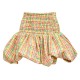 SKIRT MINI - BALLOON STYLE - IN COLORFUL, NEON, PLAID COTTON, WITH WIDE RUBBER BAND "ALEX KATSAITI X STYLISHIOUS"