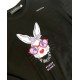 T-SHIRT ΛΕΥΚΟ Ή ΜΑΥΡΟ ΜΕ FUNNY BUNNY ΣΤΑΜΠΑ, KONTO & OVERSIZED "ALEX KATSAITI X STYLISHIOUS"