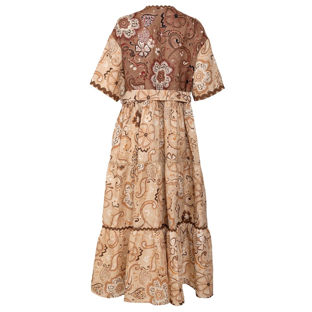 ΦΟΡΕΜΑ - ΠΟΥΚΑΜΙΣΑ, ΜΑΚΡΥ & OVERSIZED ΣΕ ΜΠΕΖ - ΚΑΦΕ ΕΜΠΡΙΜΕ, ΛΙΝΟ ΜΕ ΛΑΙΜΟΚΟΨΗ, ΚΟΝΤΟΜΑΝΙΚΟ ΜΕ ΒΟΛΑΝ ΠΙΣΩ ΚΑΙ ΖΙΓΚ-ΖΑΓΚ "ALEX KATSAITI X STYLISHIOUS"