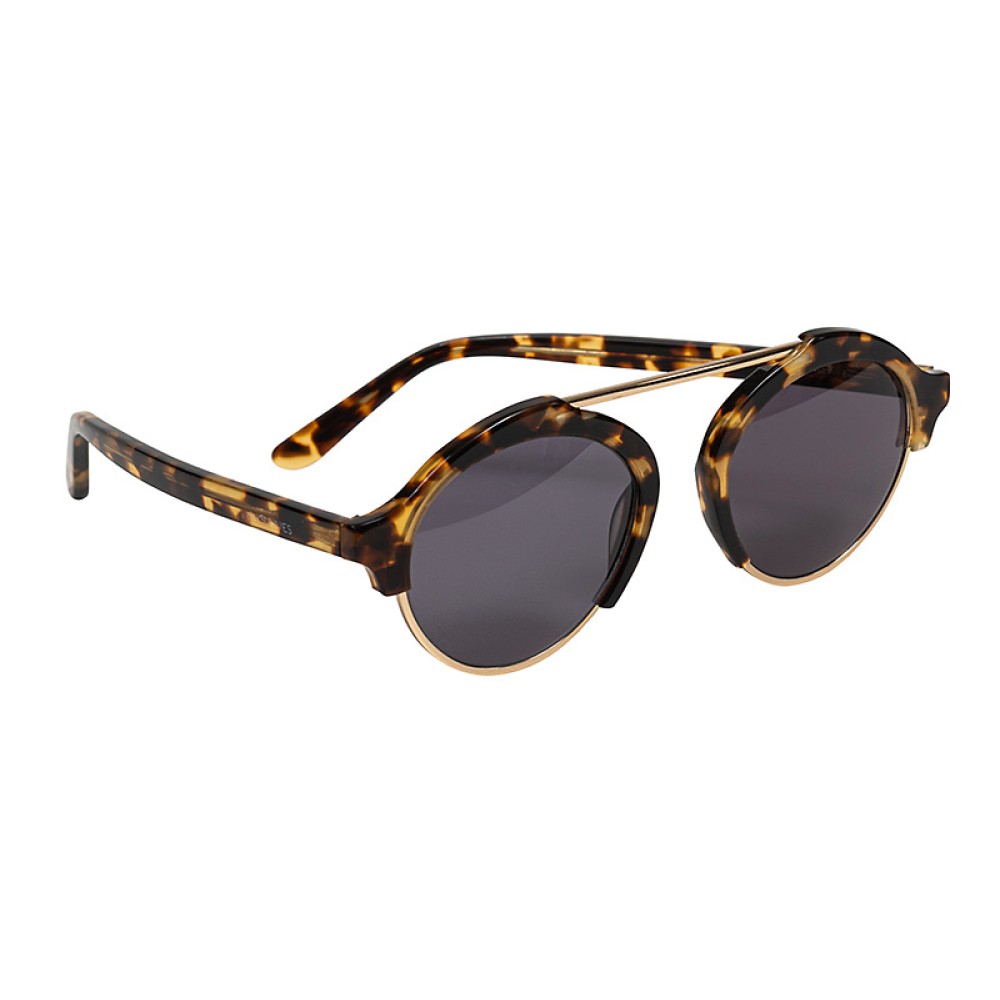 ΓΥΑΛΙΑ ΗΛΙΟΥ UNISEX ΑΠΟ ΚΑΦΕ ΤΑΡΤΑΡΟΥΓΑ ME ΧΡΥΣΉ ΓΕΦΥΡΑ & ΣΚΟΥΡΟΧΡΩΜΟΥΣ ΦΑΚΟΥΣ "ALEXSUNNIES" BY ALEXANDRA KATSAITI"