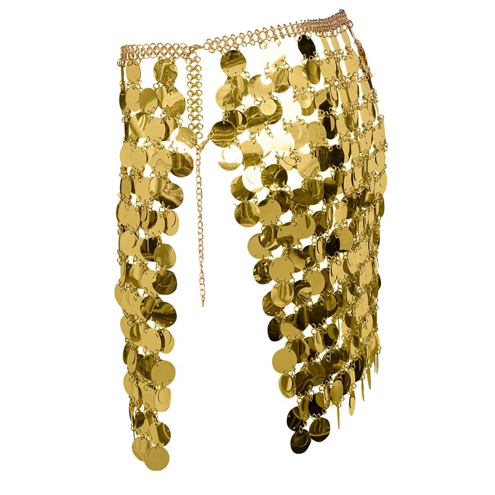 ΦΟΥΣΤΑ ΜΙΝΙ ΧΡΥΣΗ & ΑΣΗΜΕΝΙΑ ME ΜΕΓΑΛΕΣ ΠΑΓΙΕΤΕΣ, ΚΡΟΥΑΖΕ ME ΑΝΟΙΓΜΑ ΣΤΟ ΠΛΑΙ  "STYLISHIOUS COLLECTION"