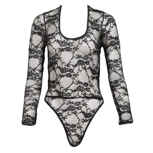 KOΡΜΑΚΙ ΜΑΥΡΟ, ΔΑΝΤΕΛΕΝΙΟ & ΕΛΑΣΤΙΚΟ, ΜΑΚΡΥΜΑΝΙΚΟ ΜΕ ΔΙΑΚΡΙΤΙΚΟ ΑΝΟΙΓΜΑ ΣΤΗΝ ΠΛΑΤΗ "STYLISHIOUS COLLECTION"