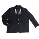 JACKET - BLAZER IN BLACK, OVERSIZED, SINGLE BREASTED WITH BROOCHES IN BOW SHAPE ”ALEX KATSAITI X STYLISHIOUS”.