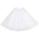 SKIRT IN WHITE TULLE, TUTU STYLE, MIDI LENGTH " STYLISHIOUS"