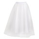 SKIRT IN WHITE TULLE, TUTU STYLE, MIDI LENGTH " STYLISHIOUS"