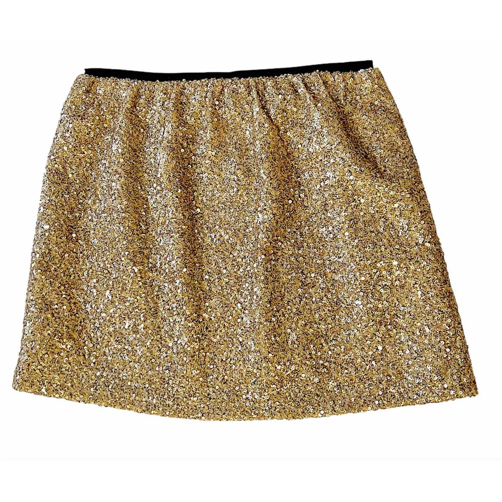 ΦΟΥΣΤΑ ΜΙΝΙ ΜΕ ΧΡΥΣΗ ΠΑΓΙΕΤΑ ΚΑΙ ΛΑΣΤΙΧΟ ΣΤΗ ΜΕΣΗ "ALEX KATSAITI X STYLISHIOUS"