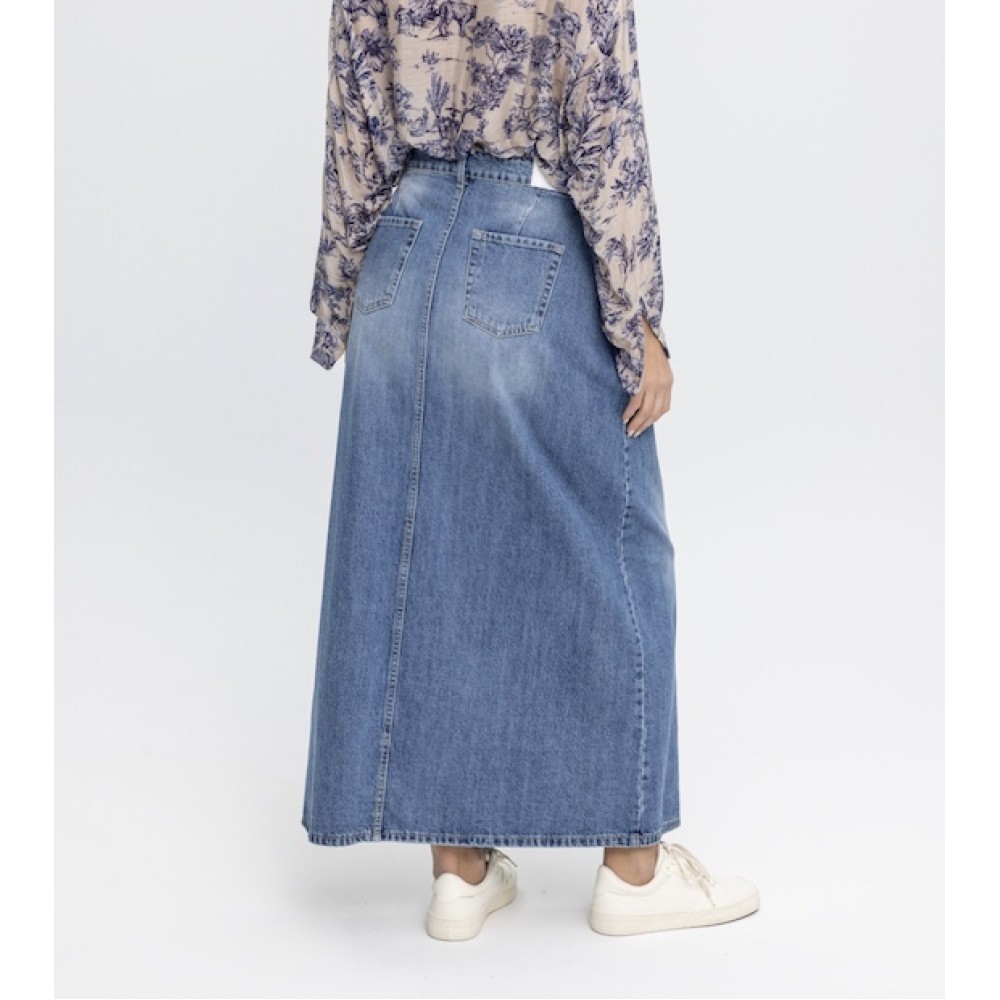 ΦΟΥΣΤΑ ΤΖHΝ, ΜΑΚΡΥΑ ΣΕ ΙΣΙΑ, ΧΑΛΑΡΗ  ΓΡΑΜΜΗ, ΨΗΛΟΜΕΣΗ ΜΕ ΤΣΕΠΕΣ  "STYLISHIOUS COLLECTION"