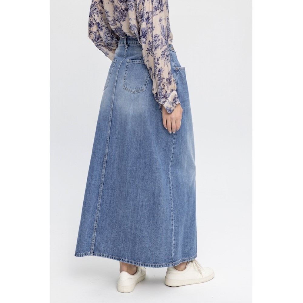 ΦΟΥΣΤΑ ΤΖHΝ, ΜΑΚΡΥΑ ΣΕ ΙΣΙΑ, ΧΑΛΑΡΗ  ΓΡΑΜΜΗ, ΨΗΛΟΜΕΣΗ ΜΕ ΤΣΕΠΕΣ  "STYLISHIOUS COLLECTION"