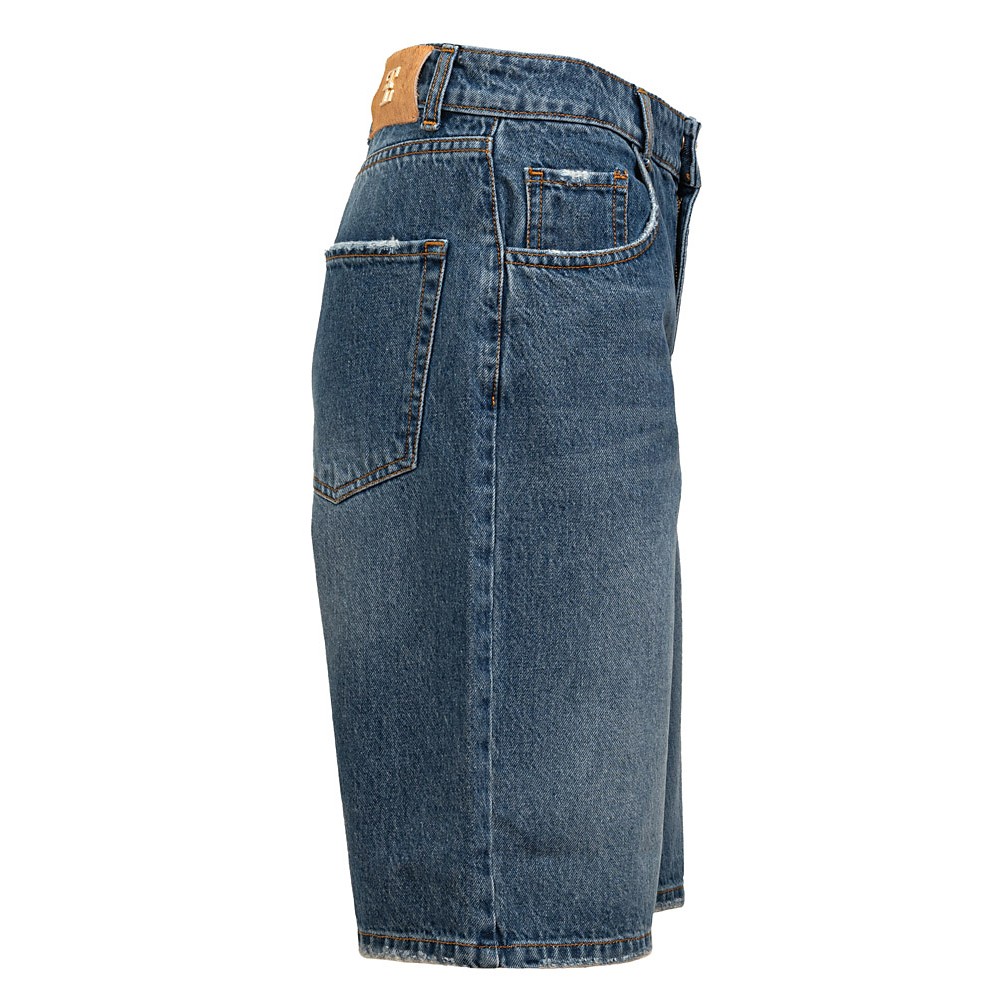 ΒΕΡΜΟΥΔΑ ΤΖΗΝ, ΞΕΒΑΜΜΕΝΗ ΣΕ ΙΣΙΑ ΓΡΑΜΜΗ ΜΕ ΚΟΥΜΠΙ - ΛΟΥΛΟΥΔΙ ME ΣΤΡΑΣ "STYLISHIOUS COLLECTION"