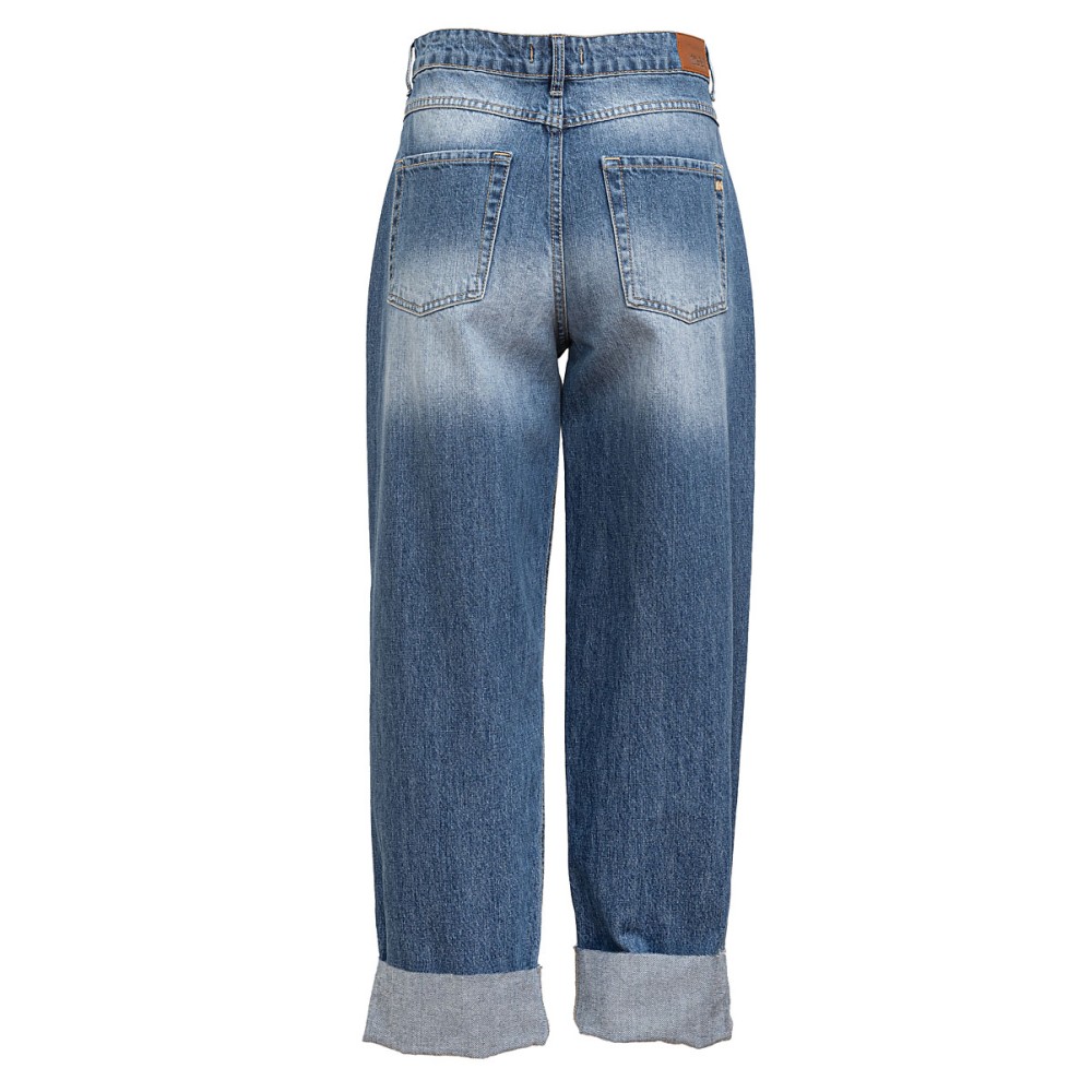 ΠΑΝΤΕΛΟΝΙ ΤΖHΝ ΑΝΟΙΧΤΟΧΡΩΜΟ, BAGGY STYLE, ΨΗΛΟΜΕΣΟ ΜΕ ΦΑΡΔΥ ΡΕΒΕΡ "STYLISHIOUS COLLECTION"