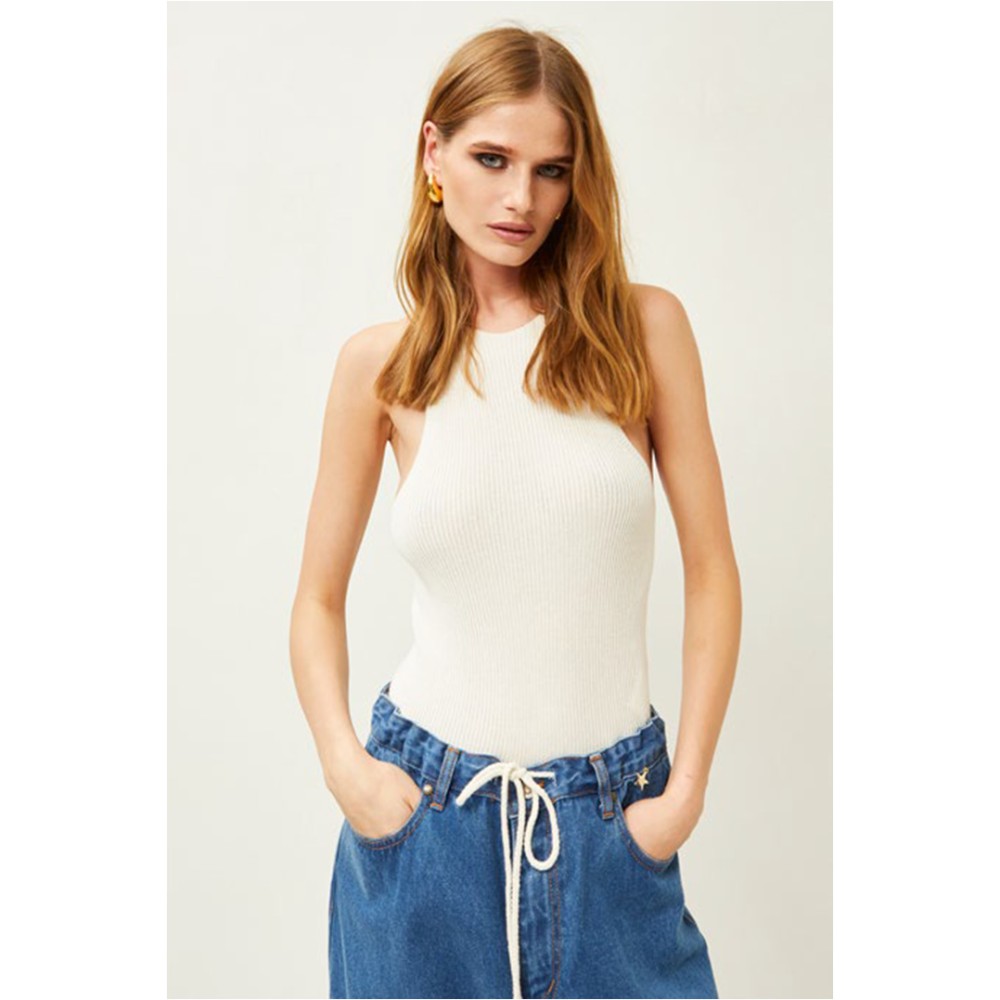 ΠΑΝΤΕΛΟΝΙ ΤΖHΝ, ΙΣΙΟ ΣΕ ΧΑΛΑΡΗ ΓΡΑΜΜΗ ΜΕ ΚΟΡΔΟΝΙ ΣΤΗΝ ΜΕΣΗ "STYLISHIOUS COLLECTION"