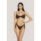 BIKINI IN BROWN SHADE WITH ADJUSTABLE THIN STRAPS & TIED BOTTOM "ALEX KATSAITI X STYLISHIOUS"