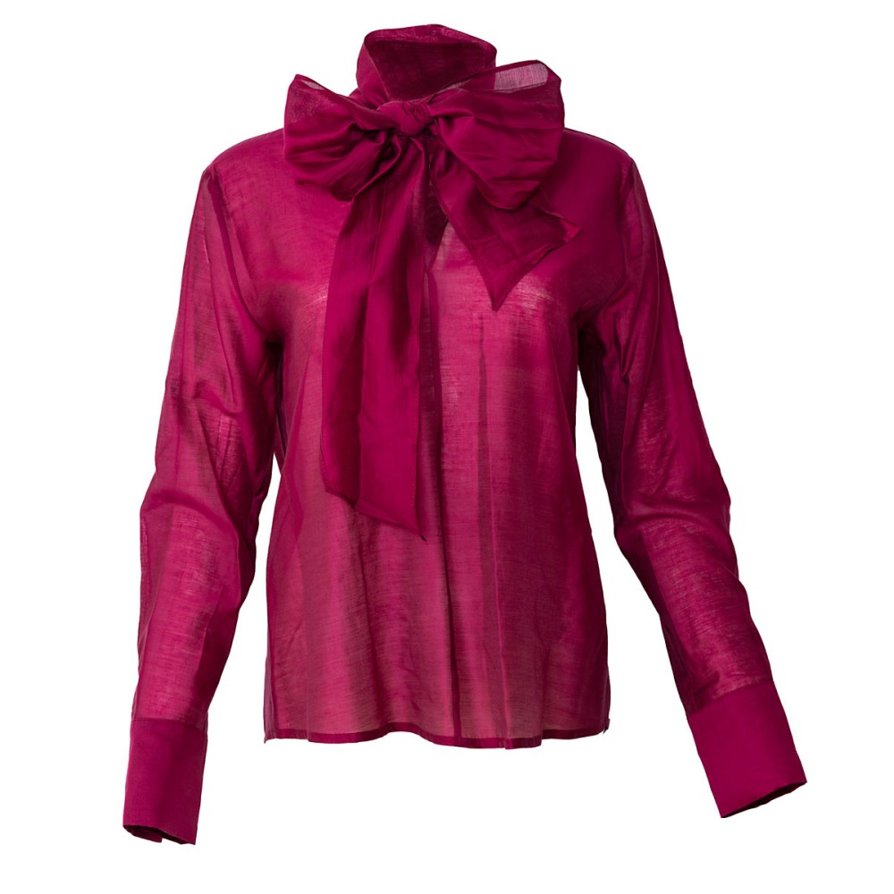 ΜΠΛΟΥΖΑ ΣΕ ΚΕΡΑΣΙ ΑΠΟΧΡΩΣΗ, ΗΜΙΔΙΑΦΑΝΗ ΜΕ ΔΕΣΙΜΟ ΣΤΟΝ ΛΑΙΜΟ "STYLISHIOUS COLLECTION"