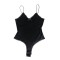 BODY IN BLACK WITH LACE TRIM & THIN STRAPS "STYLISHIOUS COLLECTION"