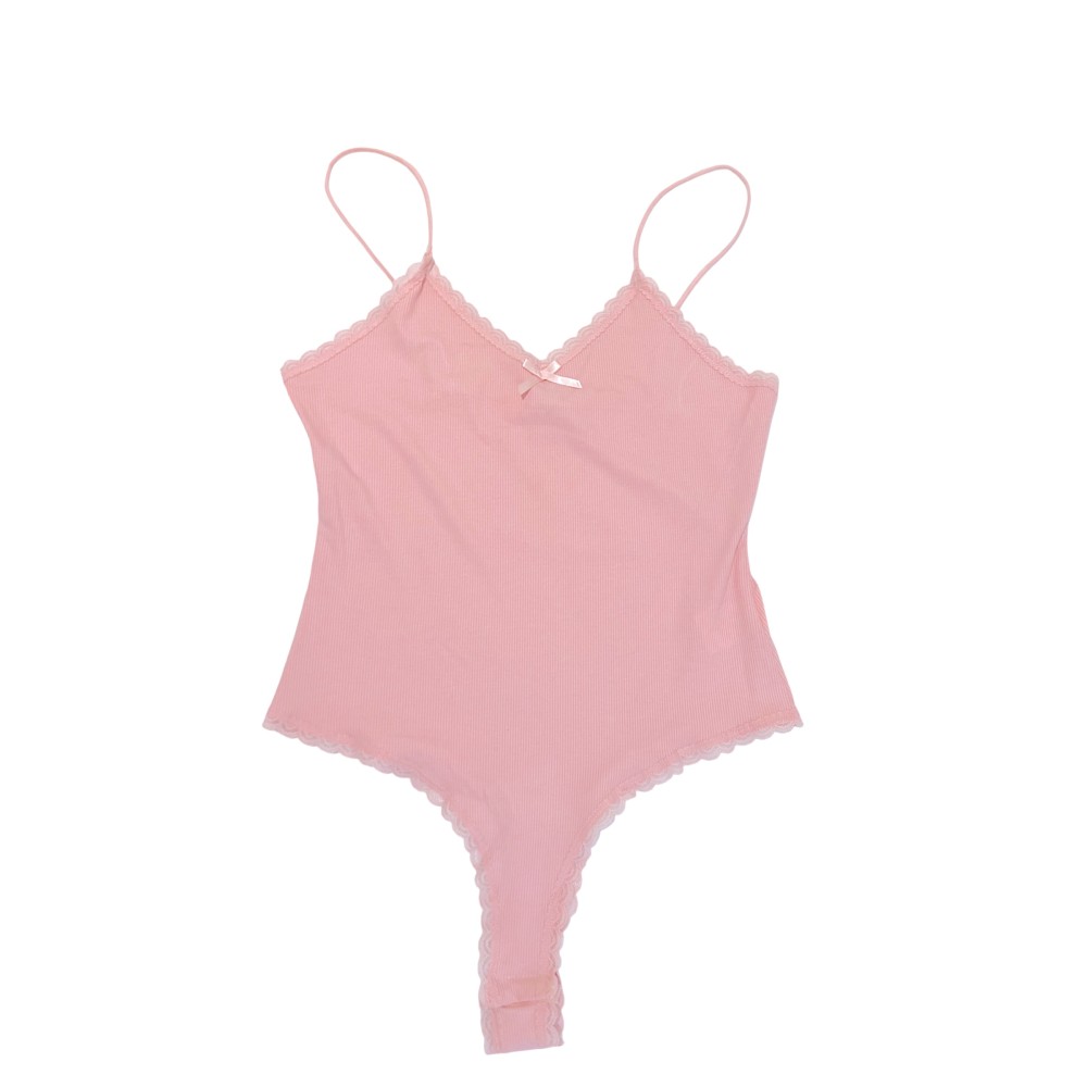 ΚΟΡΜΑΚΙ - BODY ΣΕ ΑΠΟΧΡΩΣΗ ΡΟΖ ΤΗΣ ΠΟΥΔΡΑΣ ΜΕ ΛΕΠΤΟΜΕΡΕΙΕΣ ΑΠΟ ΔΑΝΤΕΛΑ & ΛΕΠΤΕΣ ΤΙΡΑΝΤΕΣ "STYLISHIOUS COLLECTION"