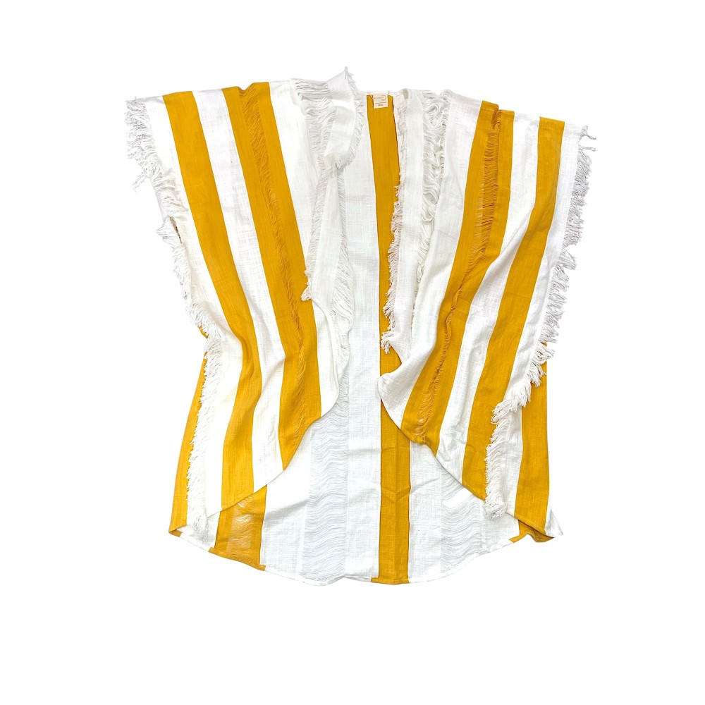 KIMONO - ΚΑΦΤΑΝΙ ΡΙΓΕ ΛΕΥΚΟ - ΜΑΝΓΚΟ ΑΠΟ ΒΑΜΒΑΚΕΡΟ ΣΕ ΣΤΥΛ ΥΦΑΝΤΟ ΥΦΑΣΜΑ ΜΕ ΞΕΦΤΙΑ "STYLISHIOUS COLLECTION"