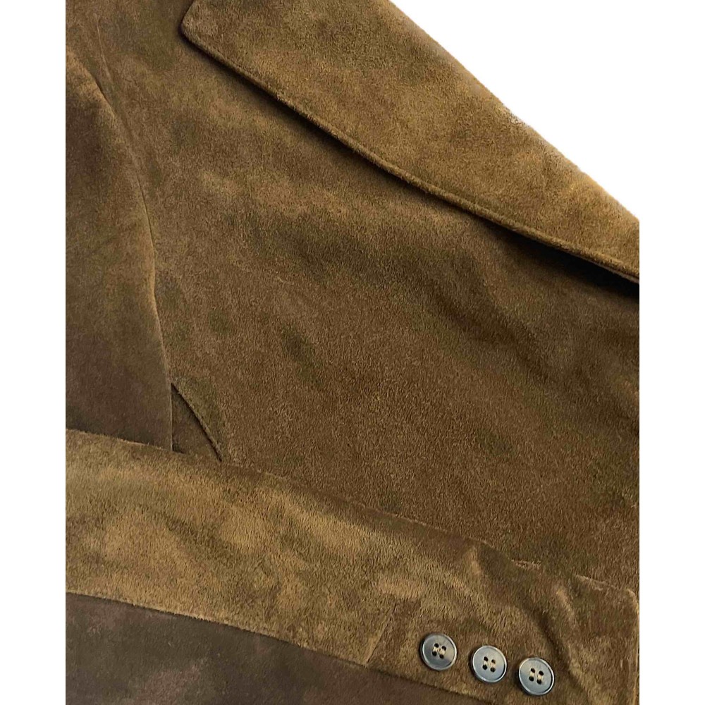 ΣΑΚΑΚΙ ΣΕ ΚΑΦΕ ΑΠΟΧΡΩΣΗ, ΔΕΡΜΑΤΙΝΟ ΣΟΥΕΝΤ, OVERSIZED ΜΕ ΤΣΕΠΕΣ  ”ALEX KATSAITI X STYLISHIOUS"