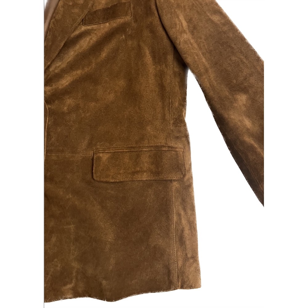 ΣΑΚΑΚΙ ΣΕ ΚΑΦΕ ΑΠΟΧΡΩΣΗ, ΔΕΡΜΑΤΙΝΟ ΣΟΥΕΝΤ, OVERSIZED ΜΕ ΤΣΕΠΕΣ  ”ALEX KATSAITI X STYLISHIOUS"