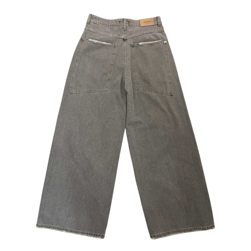 ΠΑΝΤΕΛΟΝΙ ΤΖHΝ ΣΕ ΑΝΟΙΧΤΟ ΓΚΡΙ, ΨΗΛΟΜΕΣΟ ΣΕ ΙΣΙΑ ΓΡΑΜΜΗ ΜΕ ΤΣΕΠΕΣ "STYLISHIOUS COLLECTION"