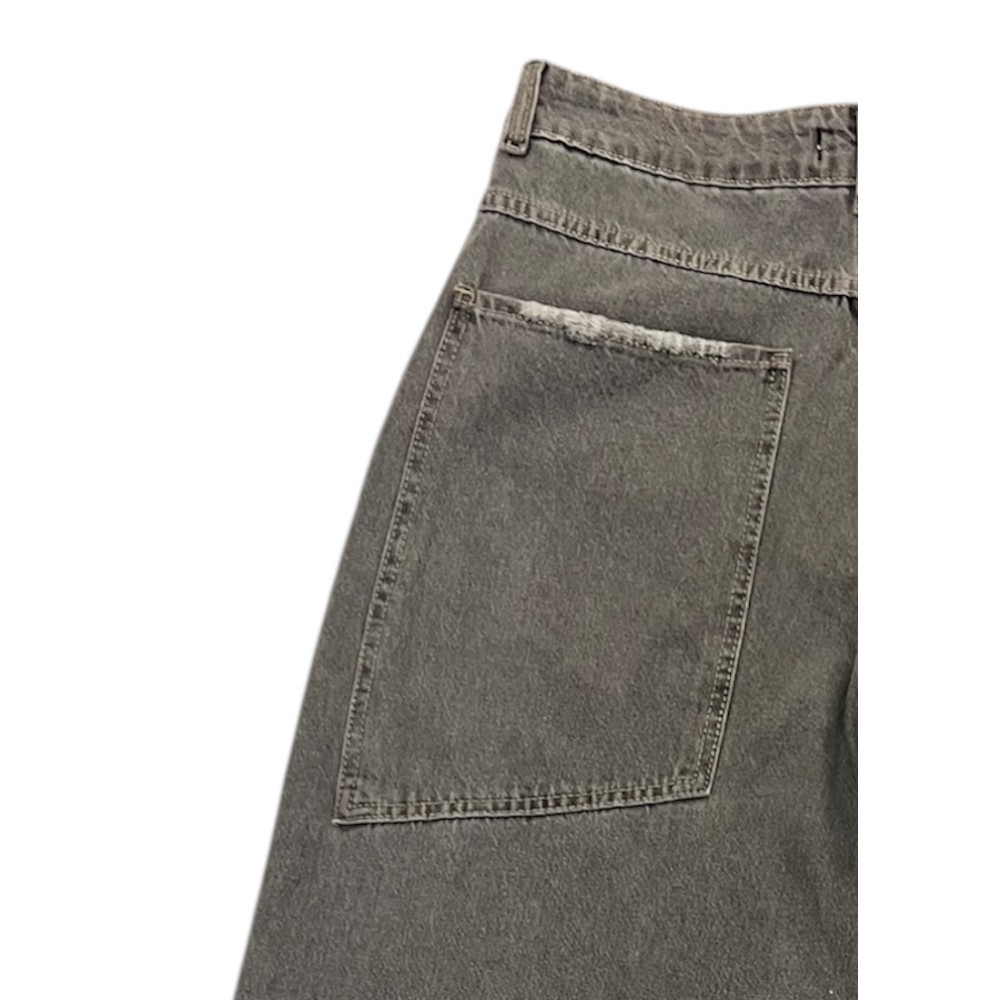 ΠΑΝΤΕΛΟΝΙ ΤΖHΝ ΣΕ ΑΝΟΙΧΤΟ ΓΚΡΙ, ΨΗΛΟΜΕΣΟ ΣΕ ΙΣΙΑ ΓΡΑΜΜΗ ΜΕ ΤΣΕΠΕΣ "STYLISHIOUS COLLECTION"