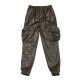 ΠΑΝΤΕΛΟΝΙ ΑΠΟ ΟΙΚΟΛΟΓΙΚΟ ΔΕΡΜΑ ΧΑΚΙ, ΤΥΠΟΥ CARGO ΜΕ ΕΞΩΤΕΡΙΚΕΣ ΤΣΕΠΕΣ & ΤΡΟΥΚΣ "STYLISHIOUS COLLECTION"