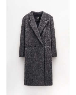 ΠΑΛΤΟ ΜΑΚΡΥ, ΓΚΡΙ, ΜΑΛΛΙΝΟ ME ΛΕΥΚΕΣ ΙΝΕΣ, ΣΤΑΥΡΩΤΟ & OVERSIZED ME ΤΣΕΠΕΣ "STYLISHIOUS COLLECTION"