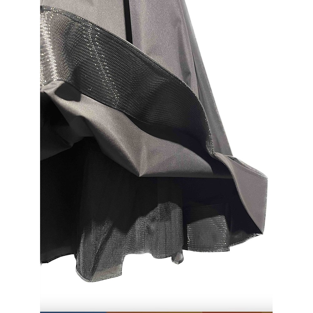 SKIRT BLACK, MIDI, FULL SKIRT IN 50'S STYLE WITH TULLE UNDERSKIRT & LINING  "STYLISHIOUS COLLECTION"