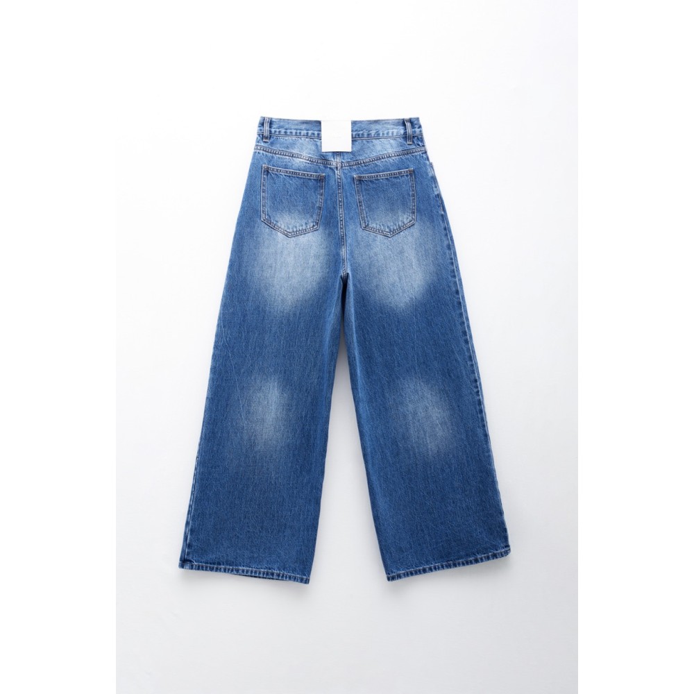 ΠΑΝΤΕΛΟΝΙ ΤΖHΝ, ΨΗΛΟΜΕΣΟ ΣΕ ΧΑΛΑΡΗ ΓΡΑΜΜΗ ΜΕ ΞΕΒΑΜΜΑΤΑ "STYLISHIOUS COLLECTION"