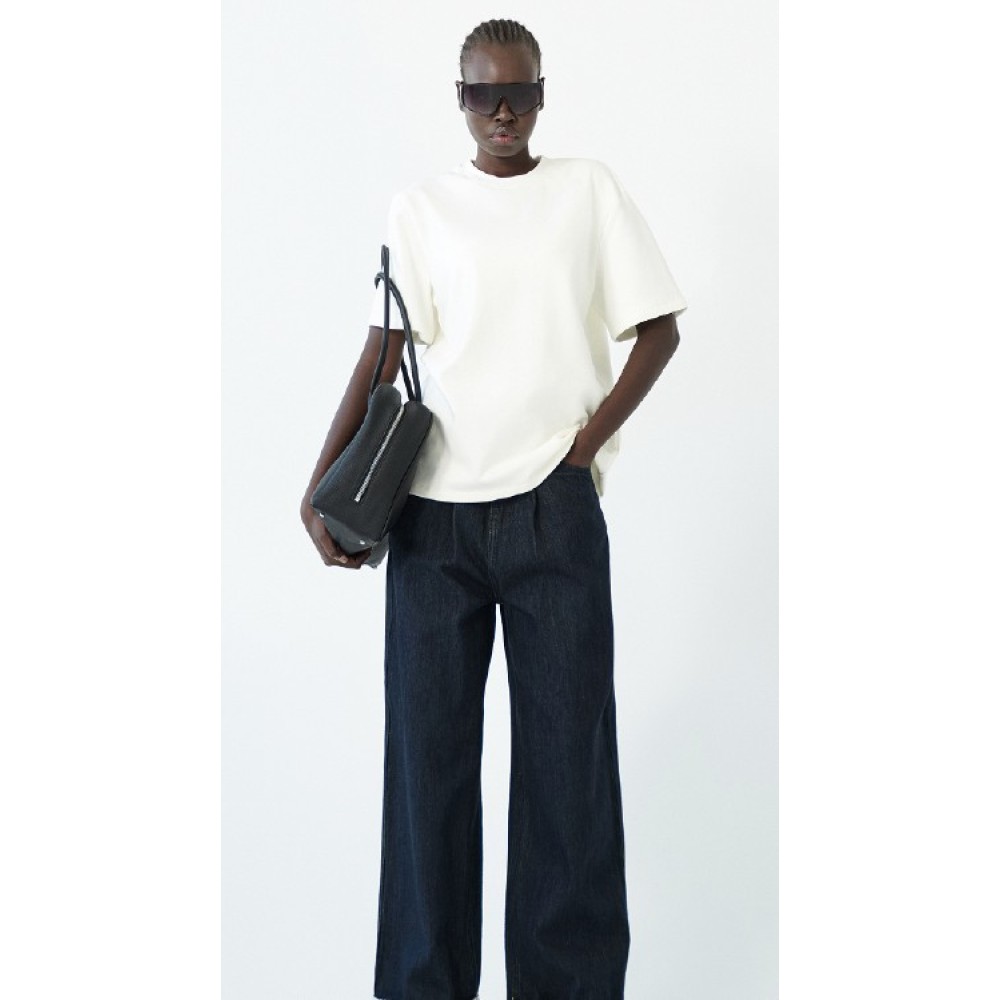 T-SHIRT ΛΕΥΚΟ, ΠΟΛΥ ΦΑΡΔΥ, UNISEX & OVERSIZED ΑΠΟ ΑΠΑΛΟ ΒΑΜΒΑΚΕΡΟ ΥΦΑΣΜΑ " STYLISHIOUS COLLECTION " 