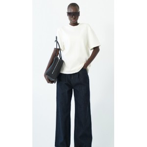 T-SHIRT ΛΕΥΚΟ, ΠΟΛΥ ΦΑΡΔΥ, UNISEX & OVERSIZED ΑΠΟ ΑΠΑΛΟ ΒΑΜΒΑΚΕΡΟ ΥΦΑΣΜΑ " STYLISHIOUS COLLECTION " 