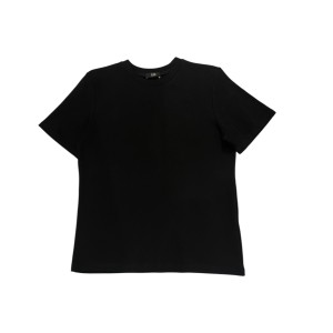 T-SHIRT ΣΕ ΜΑΥΡΟ ΠΟΛΥ ΑΠΑΛΟ, ΒΑΜΒΑΚΕΡΟ ΥΦΑΣΜΑ, ΤΥΠΟΥ ΦΟΥΤΕΡ " STYLISHIOUS COLLECTION "