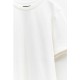 T-SHIRT ΣΕ ΛΕΥΚΟ ΠΟΛΥ ΑΠΑΛΟ, ΒΑΜΒΑΚΕΡΟ ΥΦΑΣΜΑ, ΤΥΠΟΥ ΦΟΥΤΕΡ " STYLISHIOUS COLLECTION "