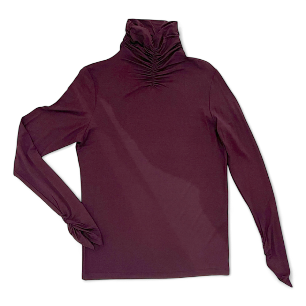 ΜΠΛΟΥΖΑ - ΖΙΒΑΓΚΟ ΜΕ ΣΟΥΡΕΣ ΣΕ ΜΕΛΙΤΖΑΝΙ ΑΠΟΧΡΩΣΗ ΑΠΟ ΠΟΛΥ ΑΠΑΛΟ ΕΛΑΣΤΙΚΟ ΥΦΑΣΜΑ ”STYLISHIOUS COLLECTION”