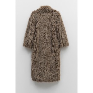 ΠΑΛΤΟ ΑΠΟ ΟΙΚΟΛΟΓΙΚΗ ΓΟΥΝΑ ΣΕ ΓΚΡΙ ΑΠΟΧΡΩΣΗ ,OVERSIZED ΜΕ ΤΣΕΠΕΣ ΚΑΙ ΓΙΑΚΑ "STYLISHIOUS COLLECTION"