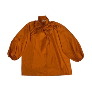 ΦΟΡΕΜΑ ΜΙΝΙ, ΜΠΡΟΝΖΕ- ΓΥΑΛΙΣΤΕΡΟ, OVERSIZED ΜΕ ΦΑΡΔΙΑ, ΦΟΥΣΚΩΤΑ ΜΑΝΙΚΙΑ & ΜΕΓΑΛΟ ΦΙΟΓΚΟ "STYLISHIOUS COLLECTION"