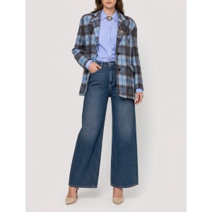 ΣΑΚΑΚΙ ΚΑΡΟ ΓΑΛΑΖΙΟ - ΚΑΦΕ ΜΑΛΛΙΝΟ & OVERSIZED, ΜΟΝΟΠΕΤΟ ΜΕ ΤΣΕΠΕΣ ΚΑΙ ΚΑΡΦΙΤΣΕΣ  ”ALEX KATSAITI X STYLISHIOUS"