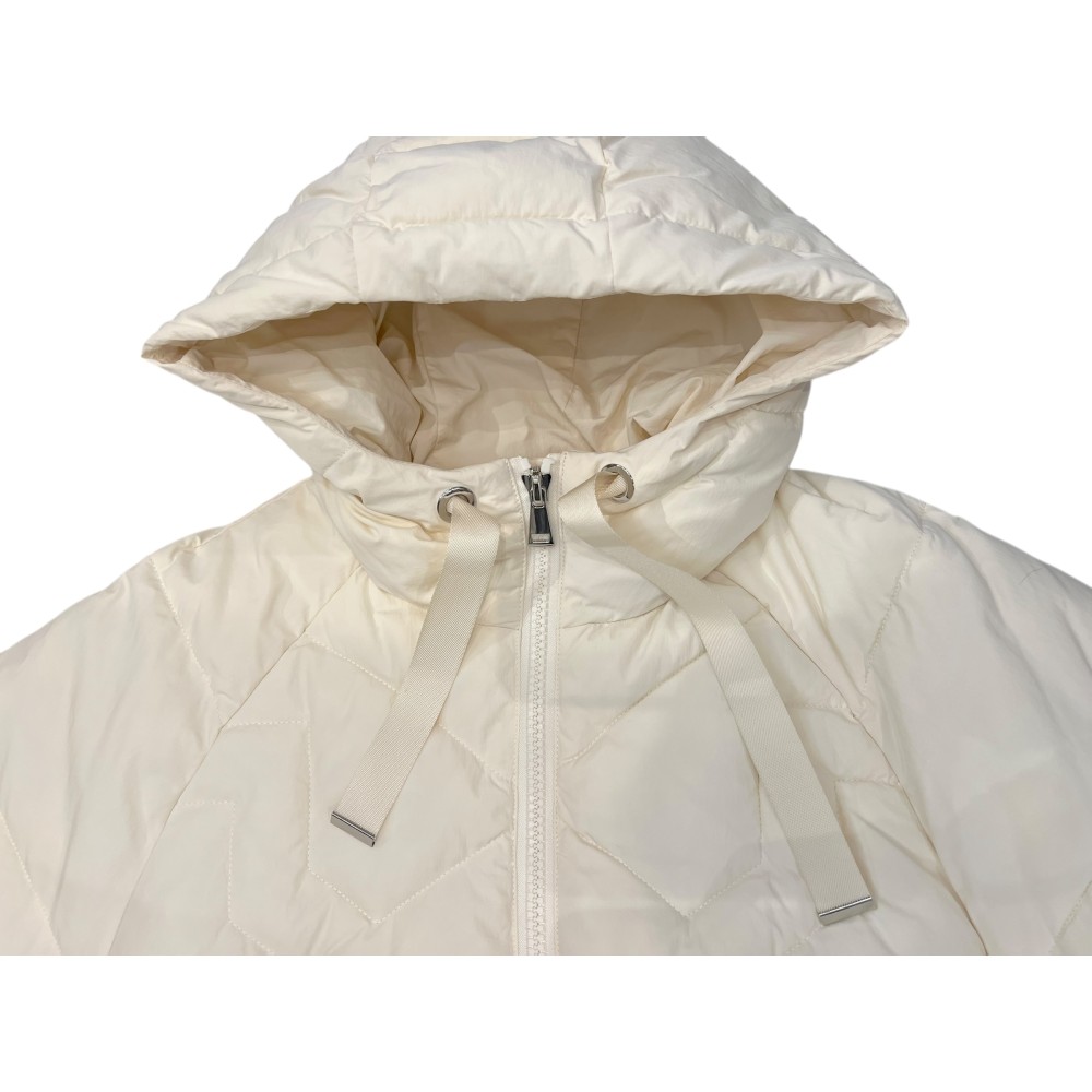 ΜΠΟΥΦΑΝ ΣΕ ΙΒΟΥΑΡ-ΚΡΕΜ ΑΠΟΧΡΩΣΗ, ΚΑΠΙΤΟΝΕ & OVERSIZED ΣΕ ΣΤΥΛ PUFFER ΜΕ ΚΟΥΚΟΥΛΑ & ΤΣΕΠΕΣ  " STYLISHIOUS COLLECTION "