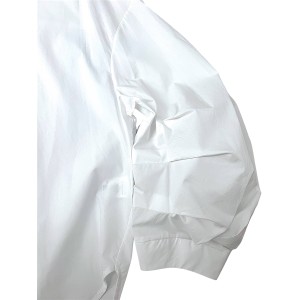 SHIRT IN WHITE COTTON, OVERSIZED WITH PUFFY SLEEVES "STYLISHIOUS COLLECTION"